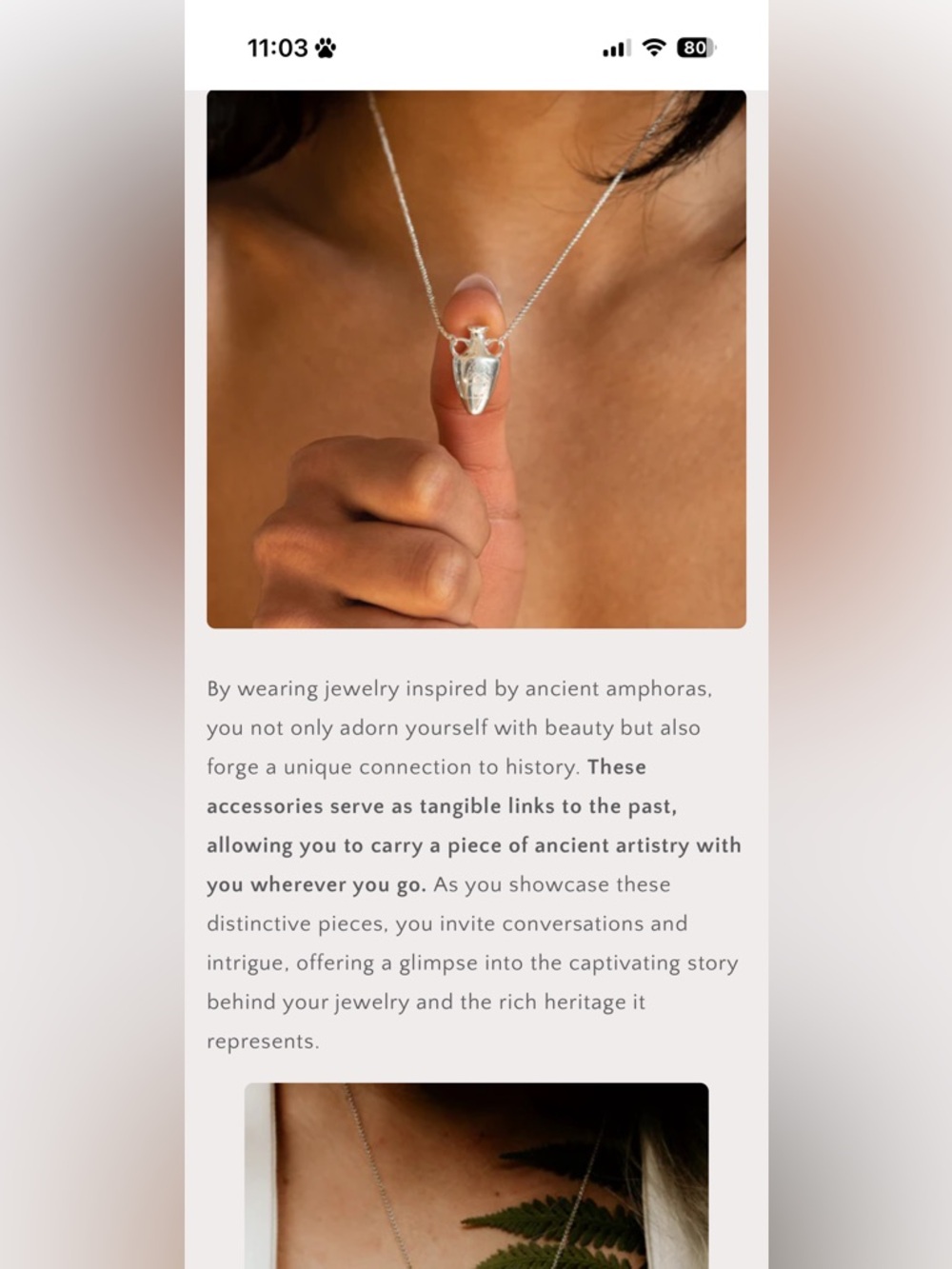 Meesha Farzaneh amphora Pendant Necklace - Silver - Picture 5 of 5